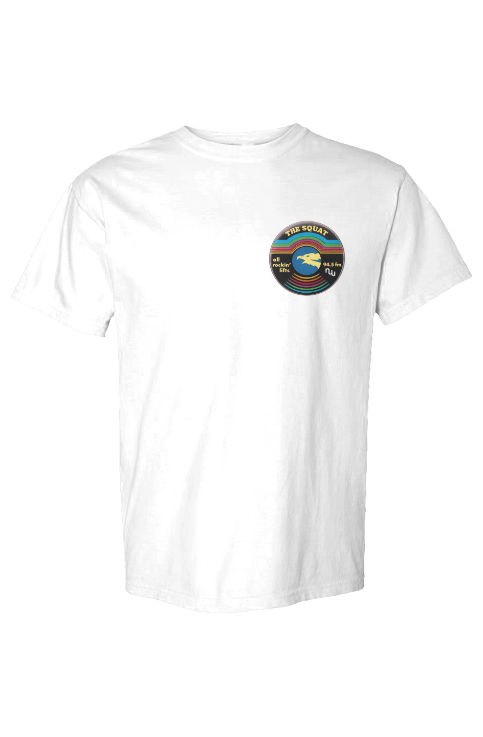 Men's Comfort Heavyweight T Shirt | The Squat Record - Stronger Things Exclusive