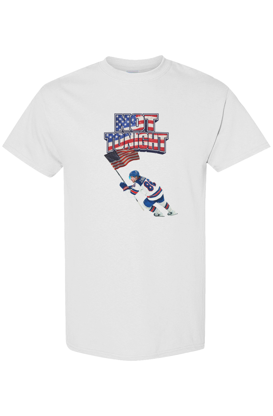 Men's Heavyweight Tee Rapid Fulfillment | Not Tonight - USA Hockey Exclusive