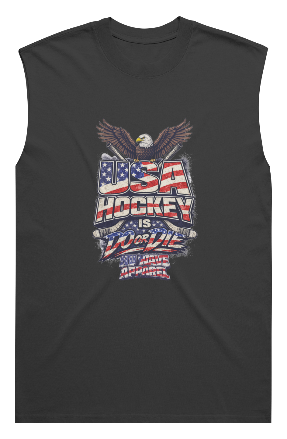 Men's Heavy Faded Tank | USA Hockey Is Do or Die
