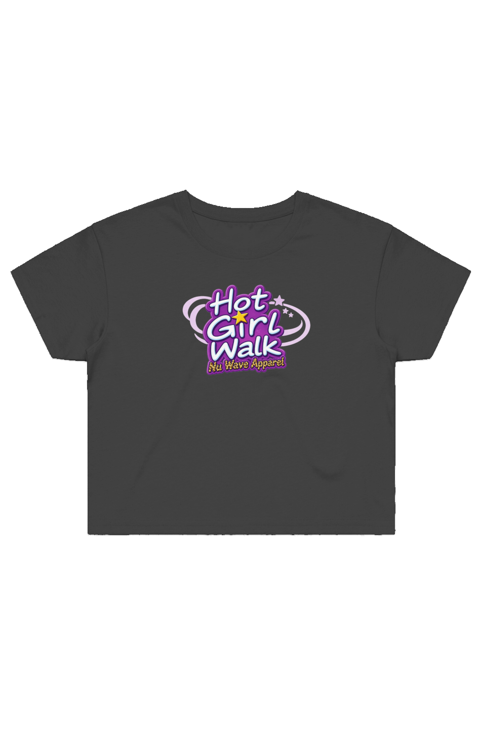 Women's Street Crop Tee | Hot Girl Walk Cheetah Girlies