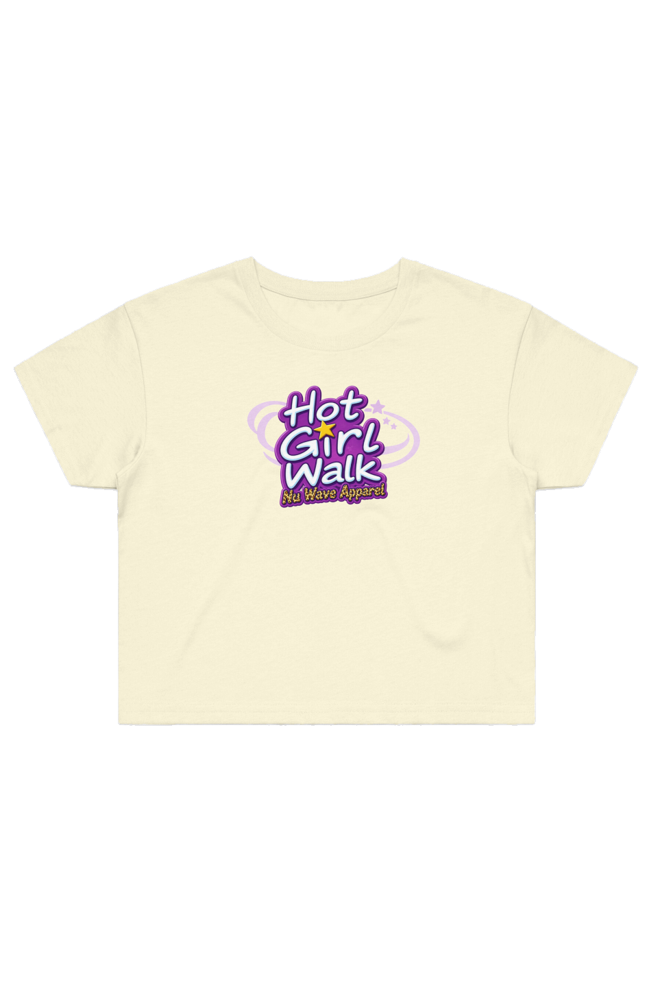 Women's Street Crop Tee | Hot Girl Walk Cheetah