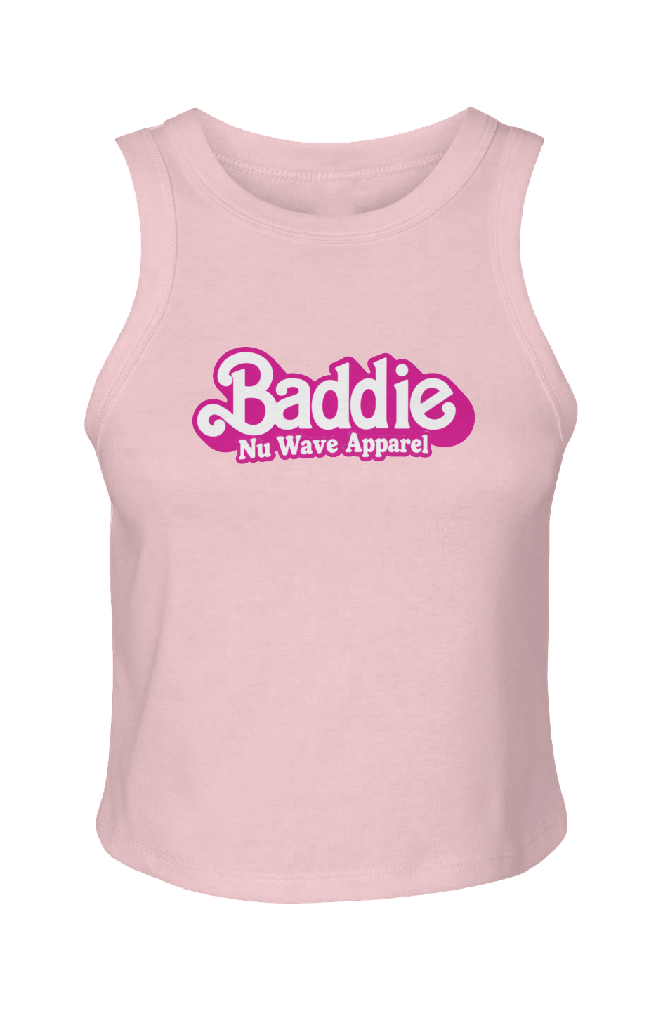 Women's Micro Rib Racer Tank | Baddie