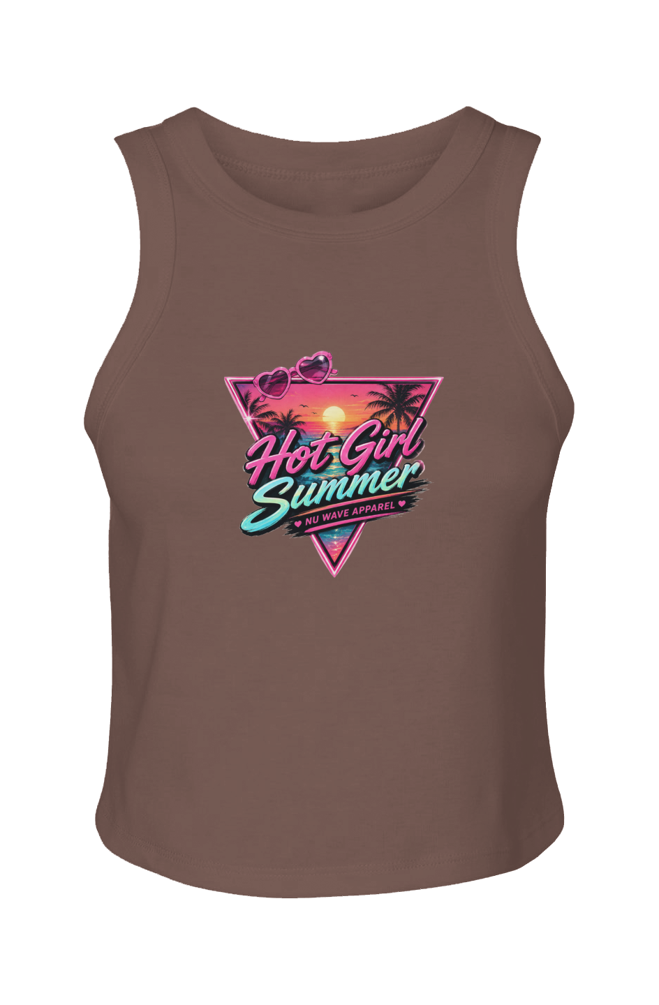Women's Micro Rib Racer Tank | Hot Girl Summer