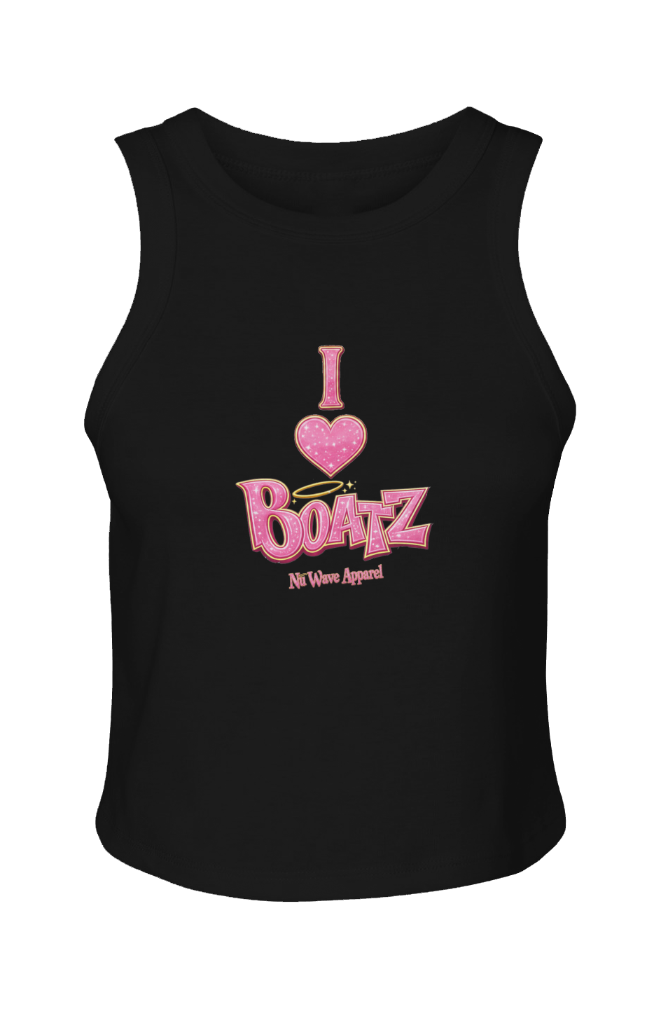 Women's Micro Rib Racer Tank | I <3 Boatz