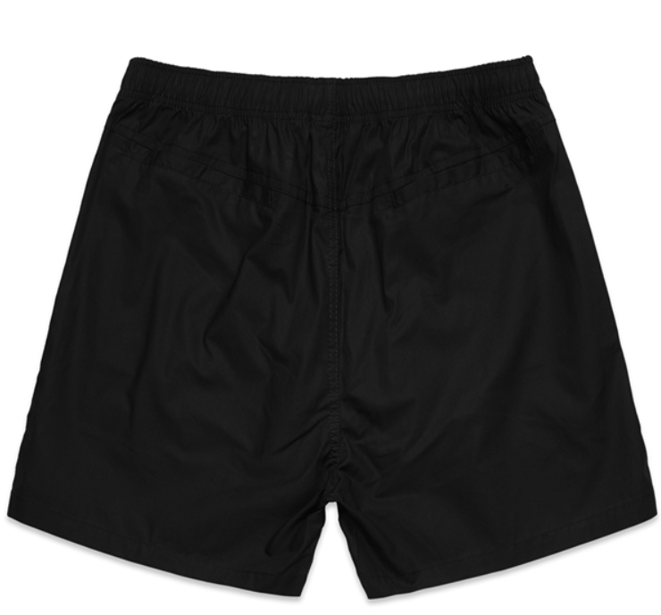 Men's Black Beach Shorts