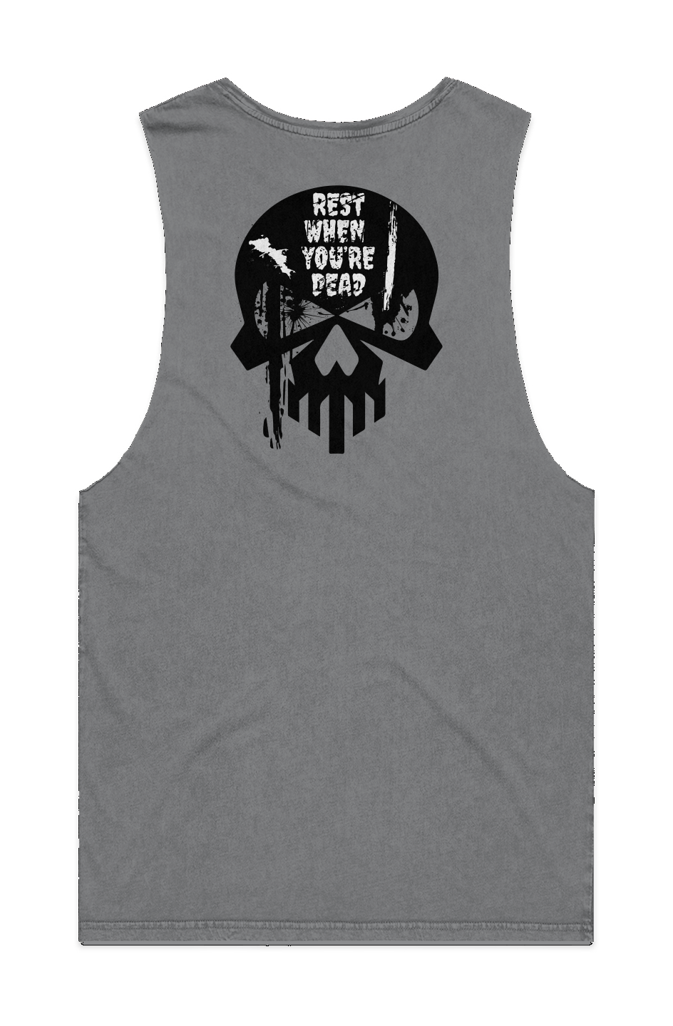 MENS STONE WASH BARNARD TANK