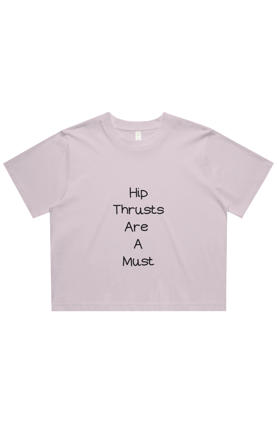 Womens Classic Crop Tee | Hip Thrusts are a must