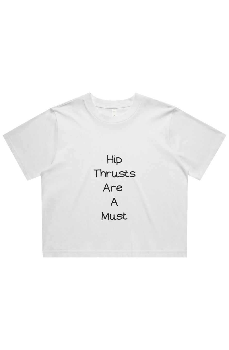 Womens Classic Crop Tee | Hip Thrusts are a must