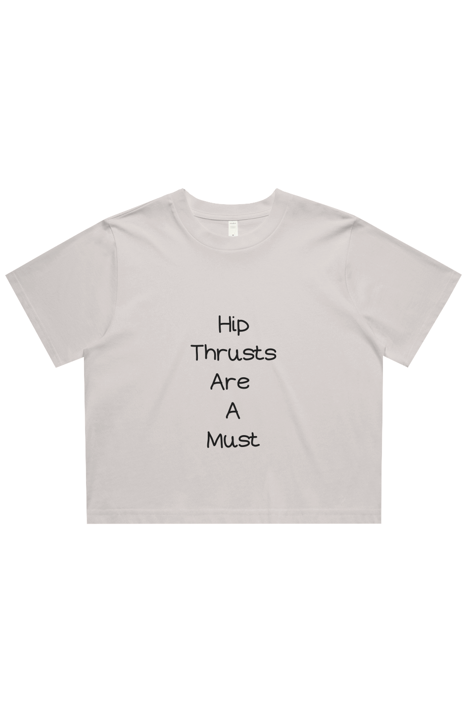 Womens Classic Crop Tee | Hip Thrusts are a must