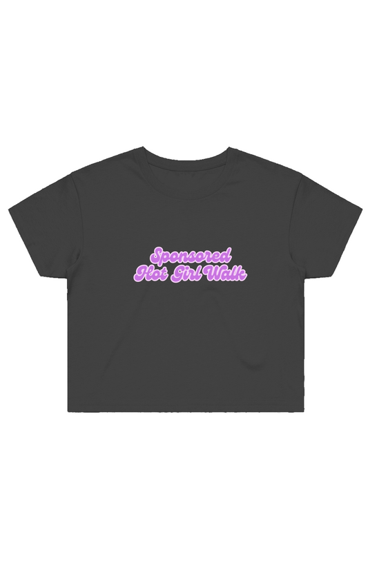 Women's Street Crop Tee| Sponsored Hot Girl Walk