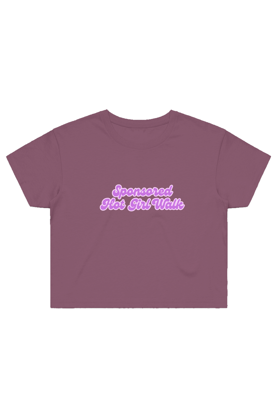 Women's Street Crop Tee| Sponsored Hot Girl Walk