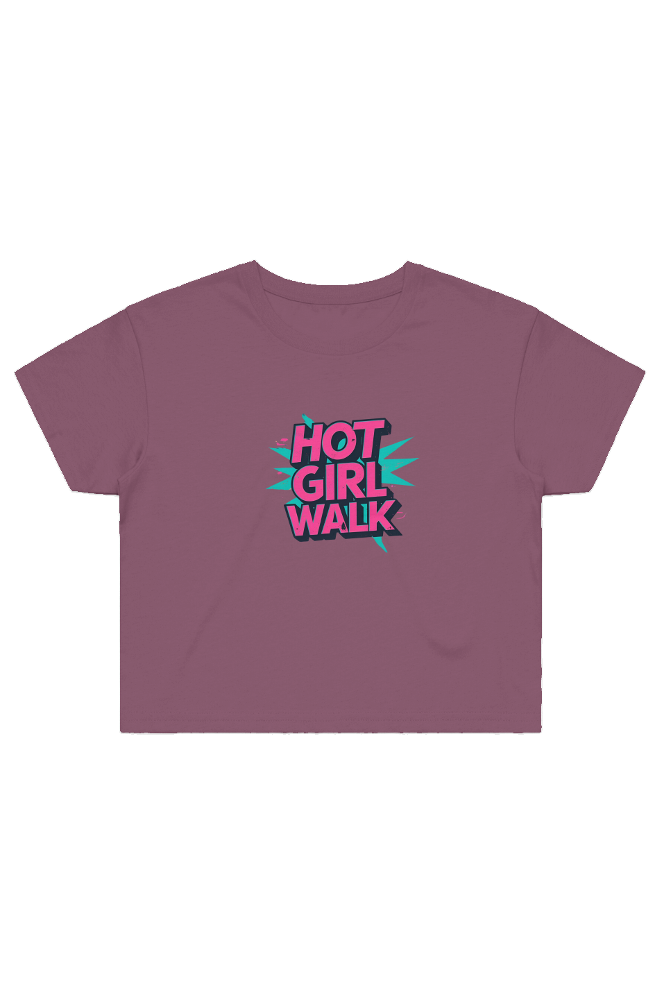 Women's Street Crop Tee | Hot Girl Walk