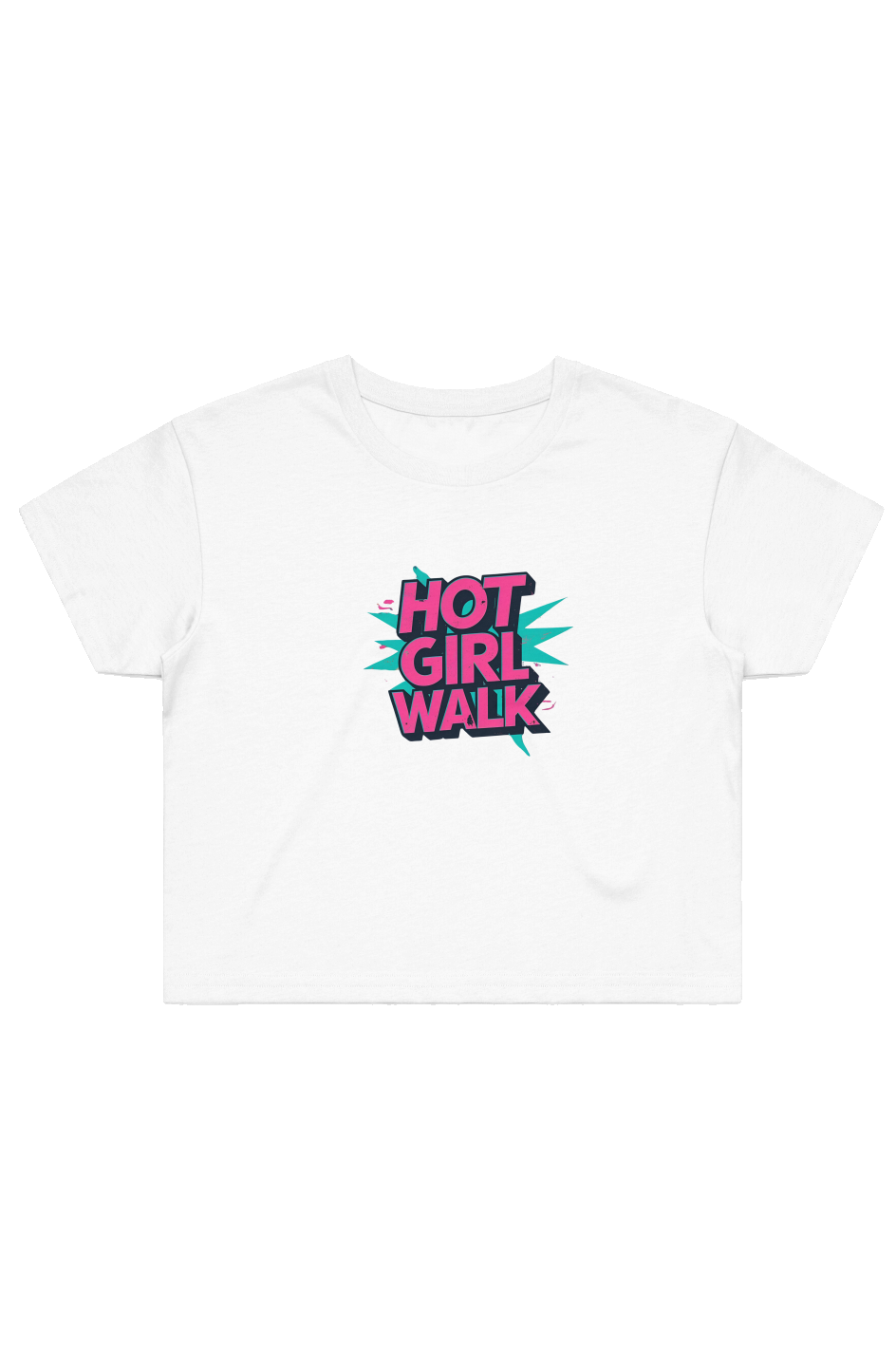 Women's Street Crop Tee | Hot Girl Walk