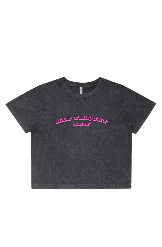 Women's Stone Wash Heavy Crop | Hip Thrust Szn