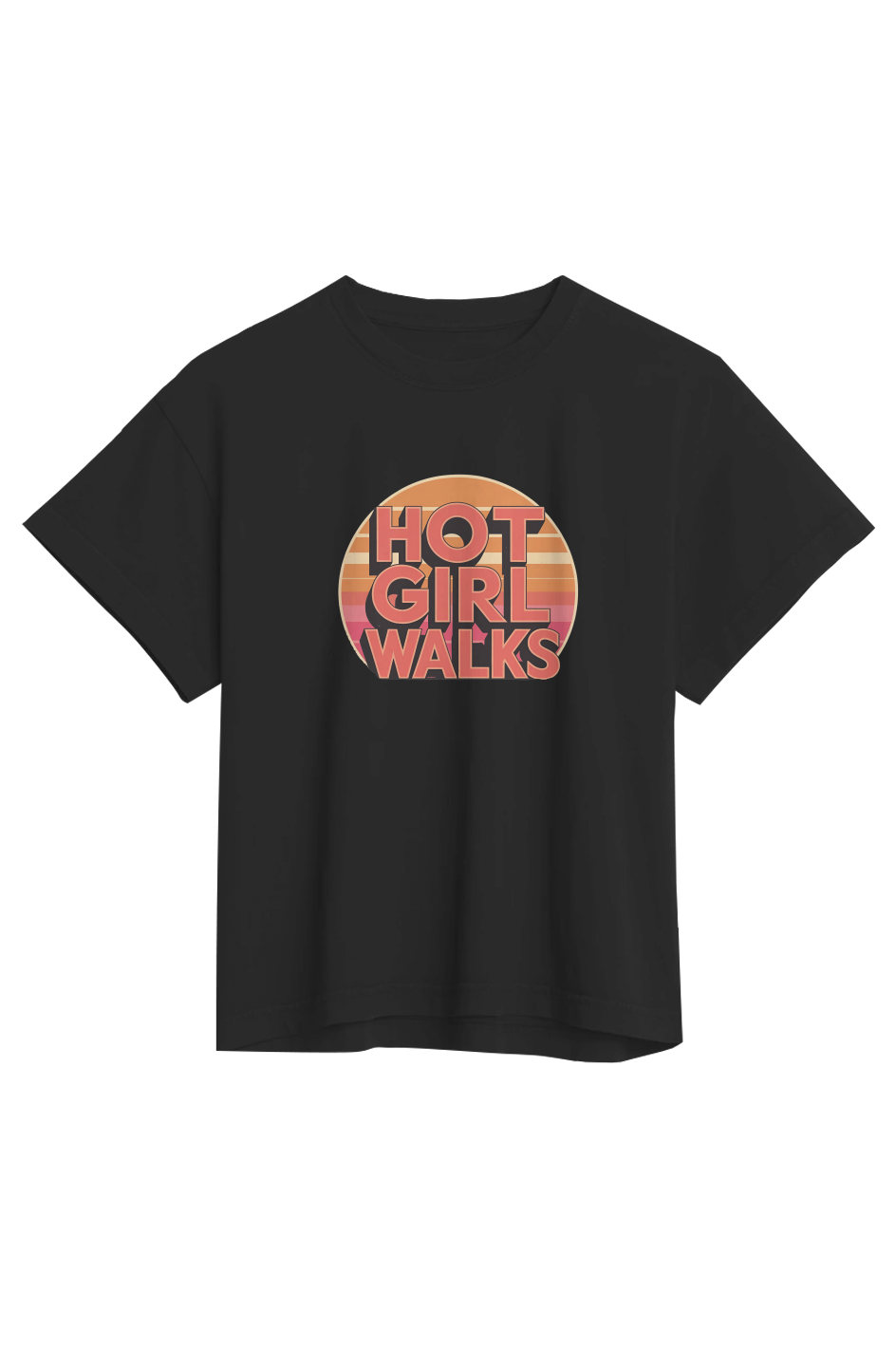 Women's Heavyweight Organic Tee | Hot Girl Walks