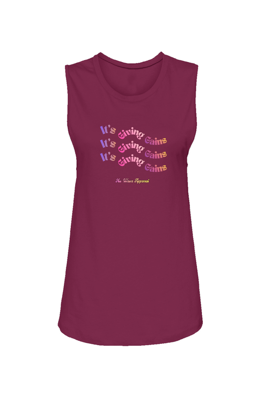 Women's Muscle Tank | It's Giving Gains