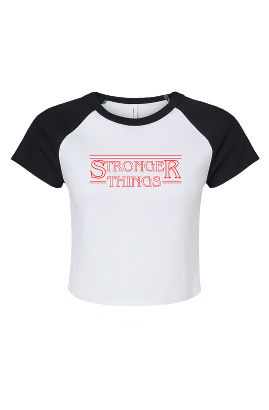 Women's Micro Rib Baby Tee | Stronger Things Exclusive