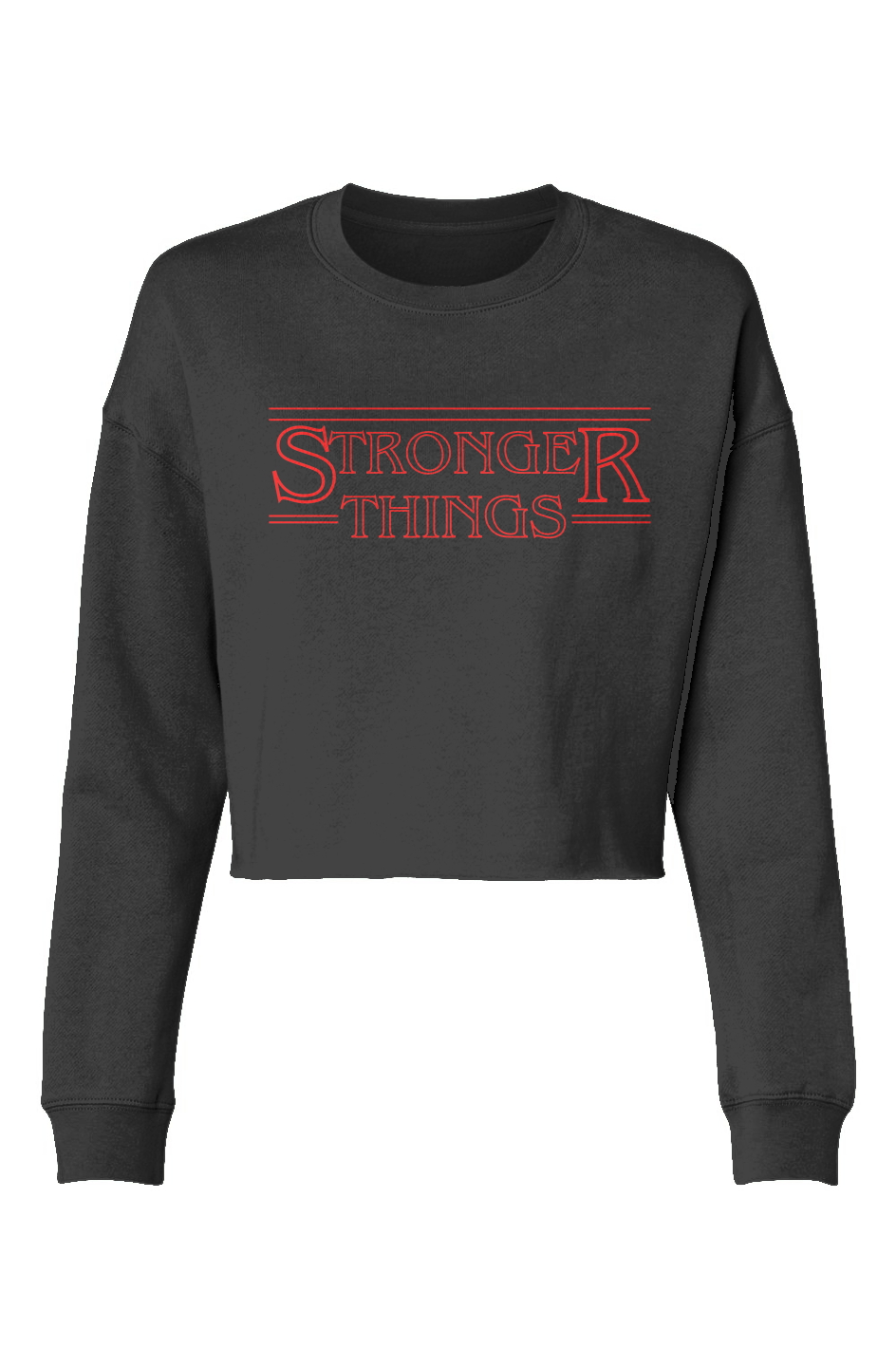 Women's Lightweight Cropped Crew | Stronger Things Exclusive