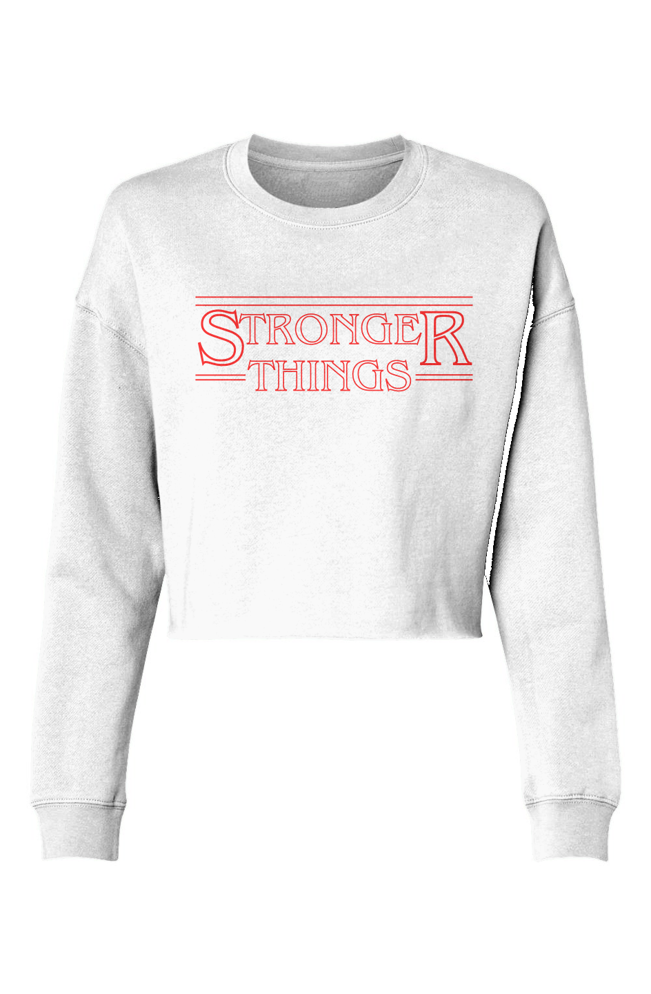 Women's Lightweight Cropped Crew | Stronger Things Exclusive