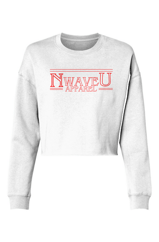 Women's Lightweight Cropped Crew | Nu Wave Apparel- Stronger Things Exclusive