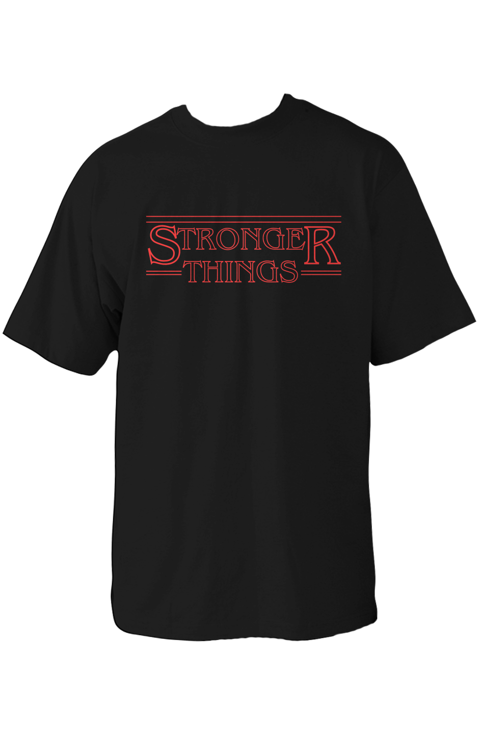 Men's Oversized Heavyweight T Shirt | Stronger Things Exclusive 