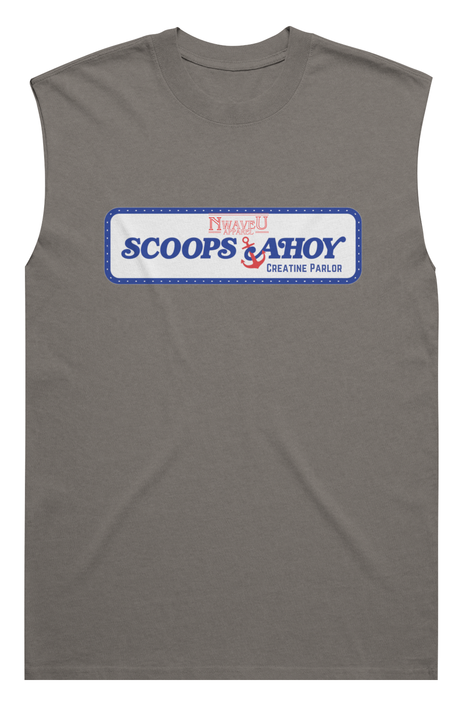 Men's Heavy Faded Tank | Scoops Ahoy- Stronger Things Exclusive