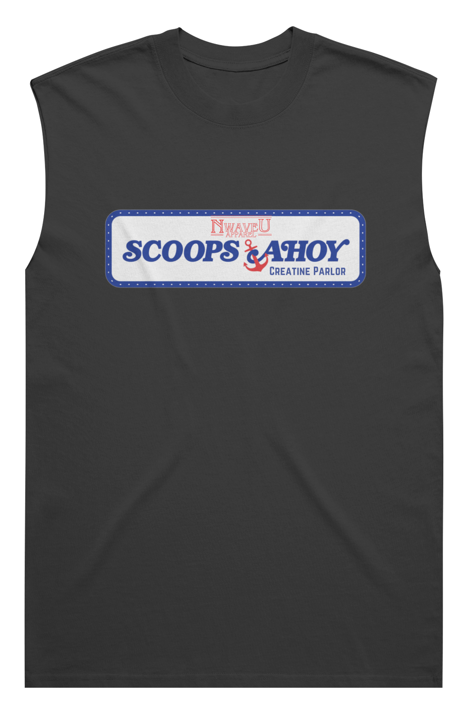 Men's Heavy Faded Tank | Scoops Ahoy- Stronger Things Exclusive