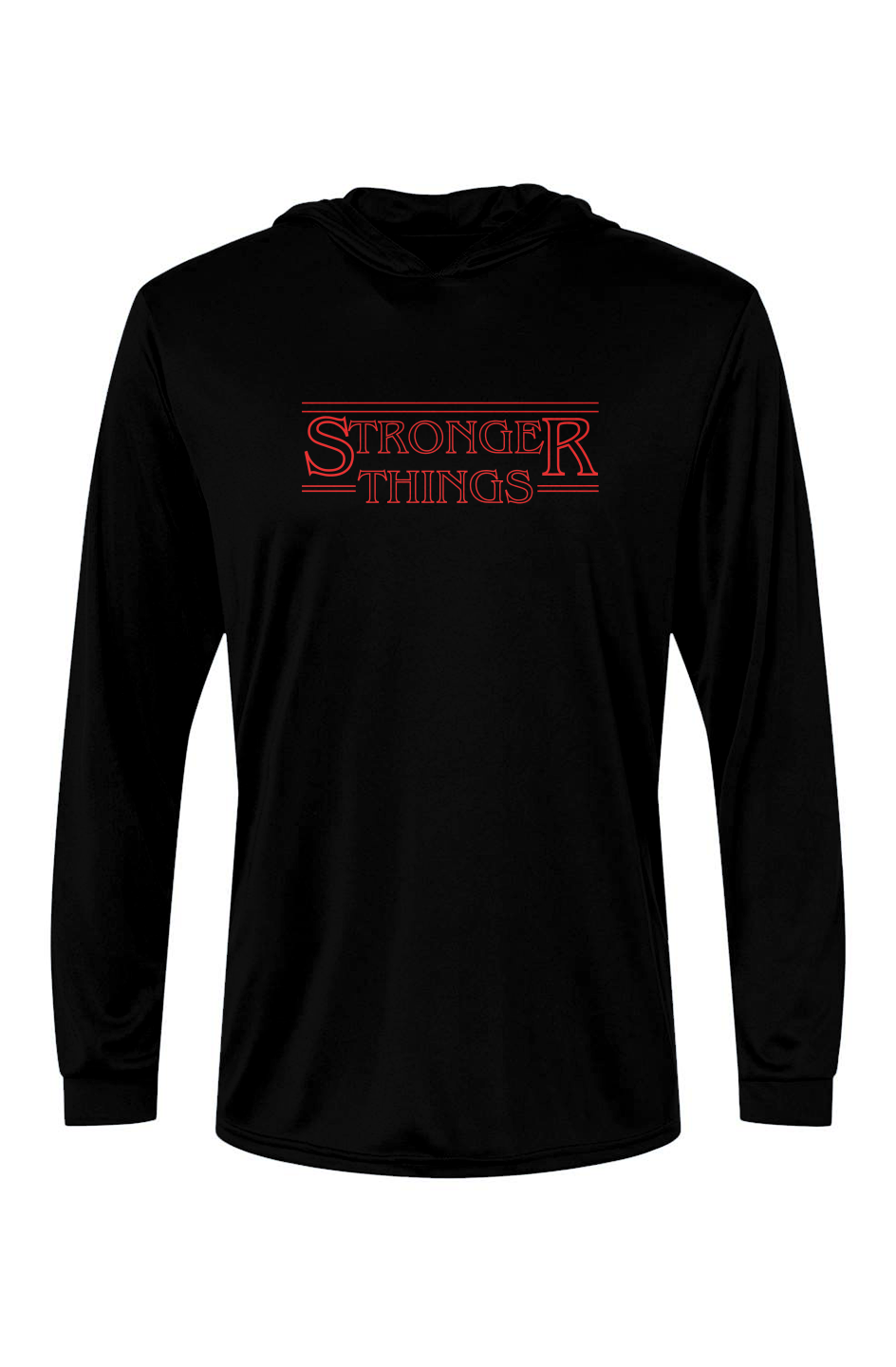 Men's Hooded Long Sleeve Tee | Stronger Things Exclusive