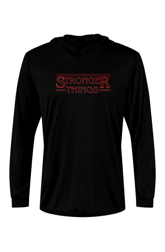Men's Hooded Long Sleeve Tee | Stronger Things Exclusive