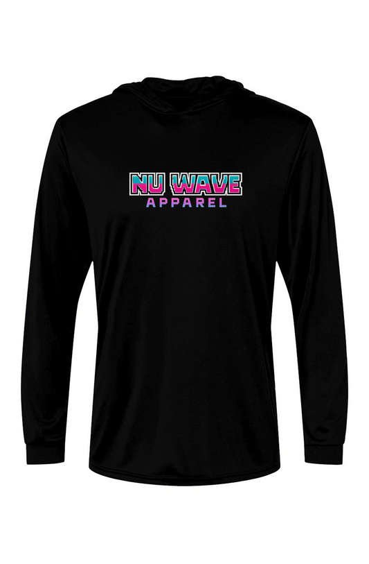 Men's Hooded Long Sleeve Tee | Nu Wave Apparel Retrofeel