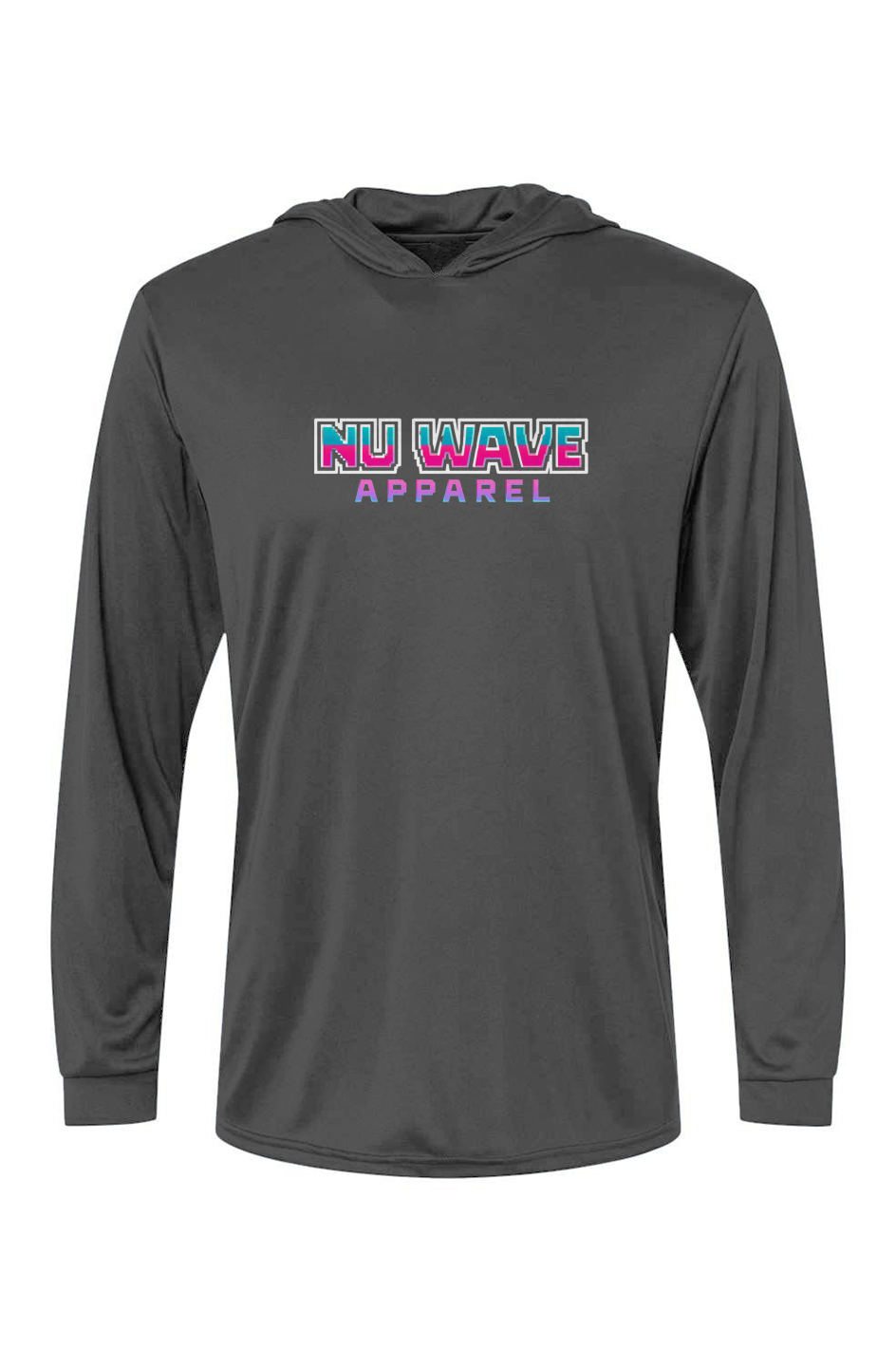 Men's Hooded Long Sleeve Tee | Nu Wave Apparel Retrofeel