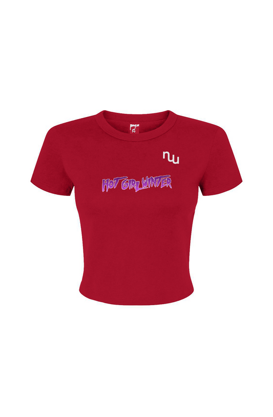 Women's Micro Rib Baby Tee | Hot Girl Winter