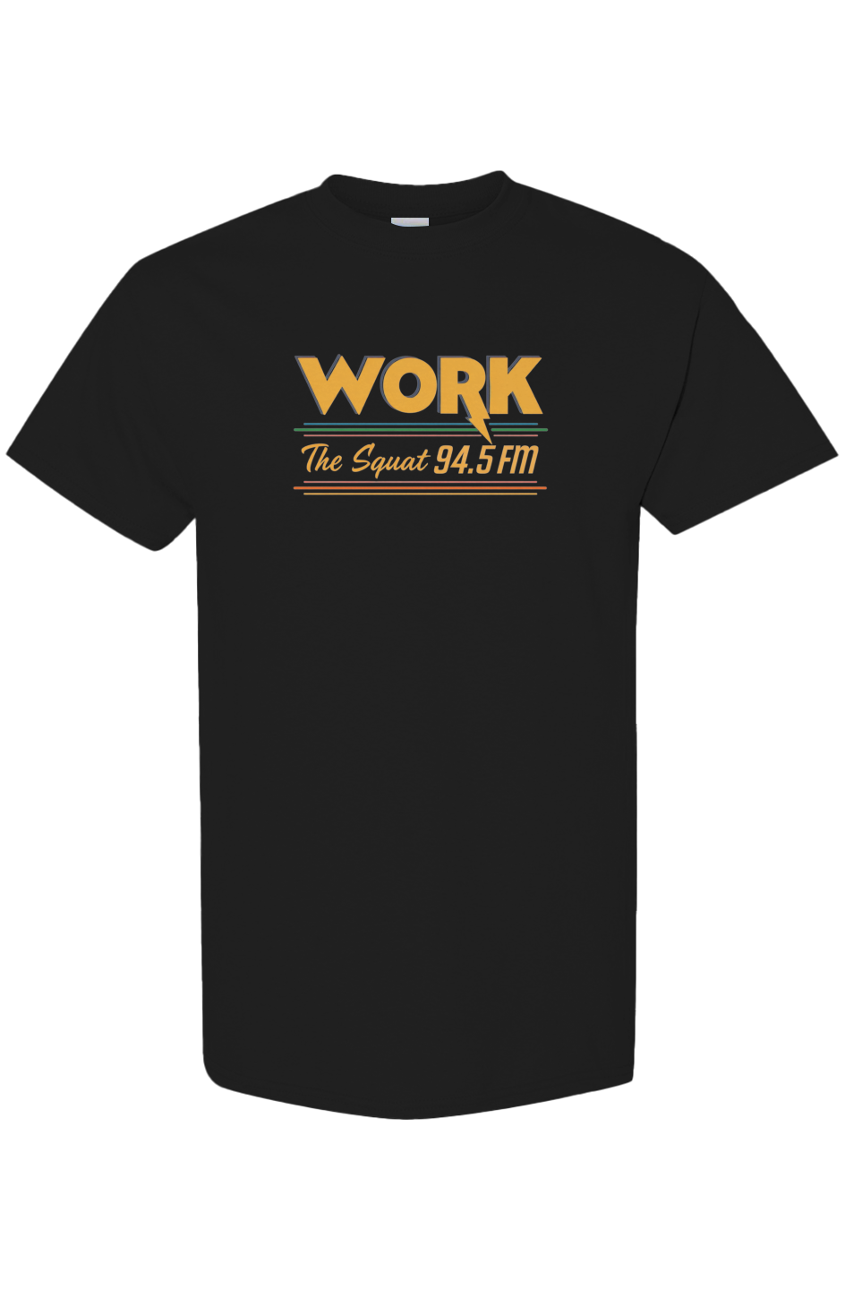 Men's Heavyweight Tee | WORK FM The Squat - Stronger Things Exclusive