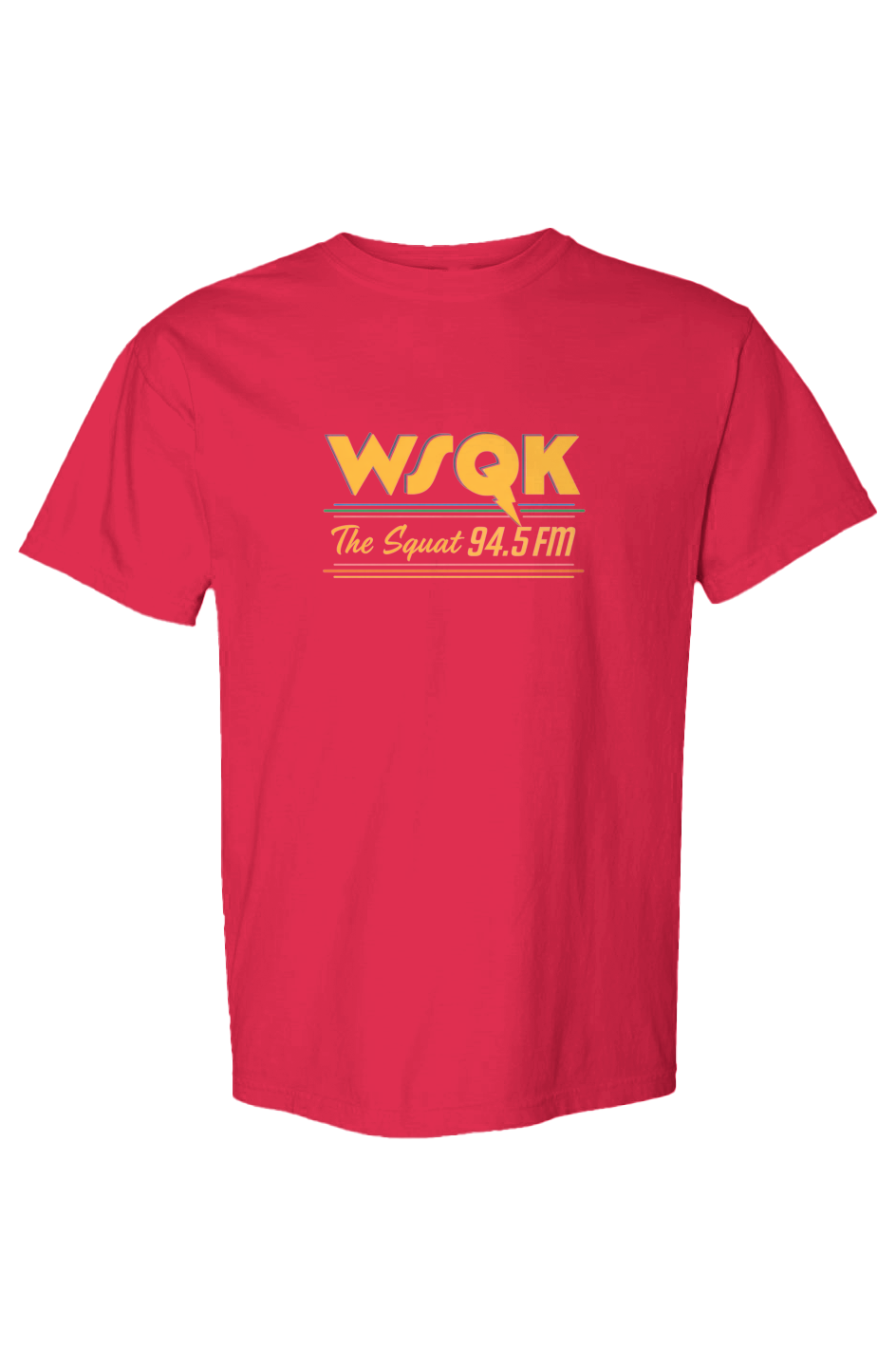 Men's Comfort Heavyweight T Shirt | WSQK The Squat- Stronger Things Exclusive