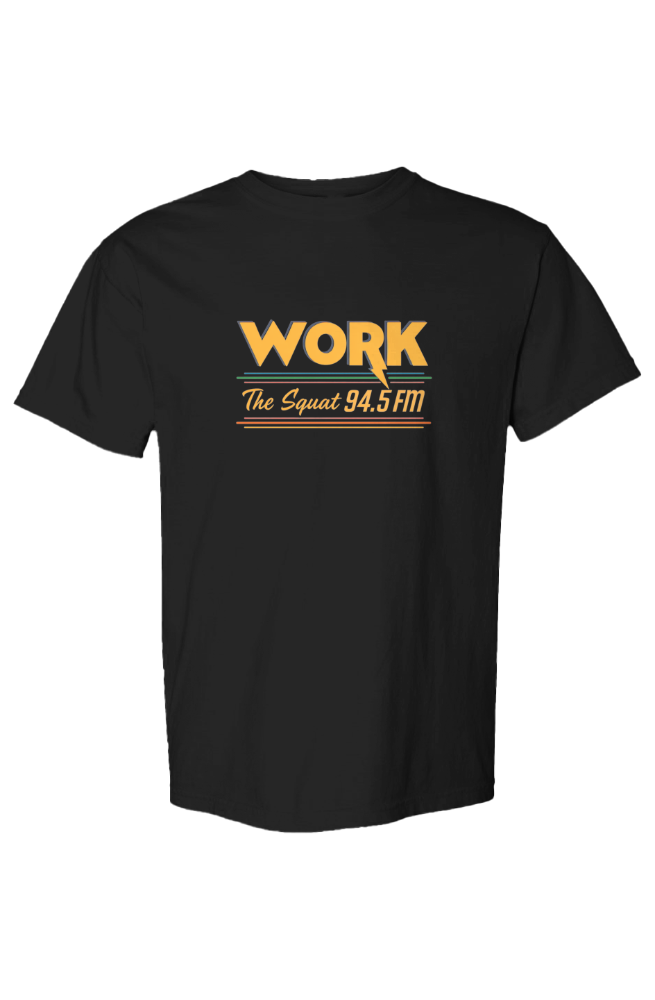 Men's Comfort Heavyweight T Shirt | WORK The Squat - Stronger Things Exclusive