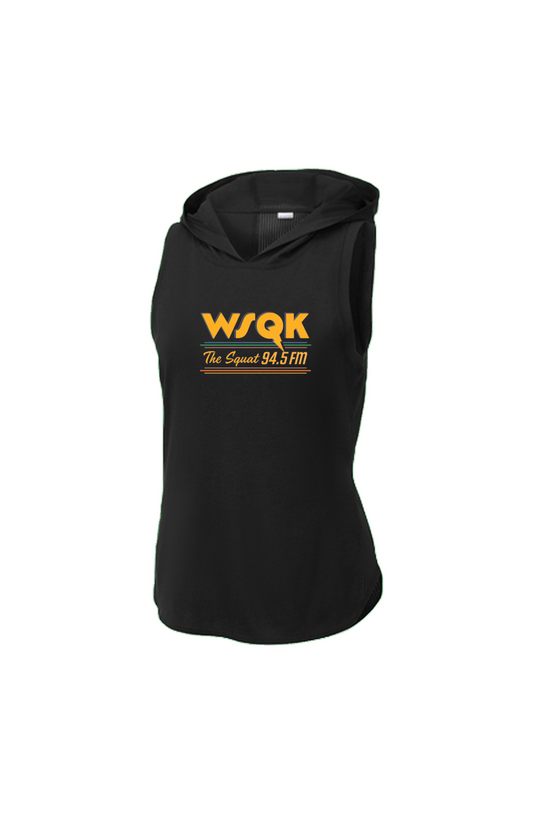 Women's Hoodie Tank | WSQK The Squat 94.5 Fm - Stronger Things Exclusive