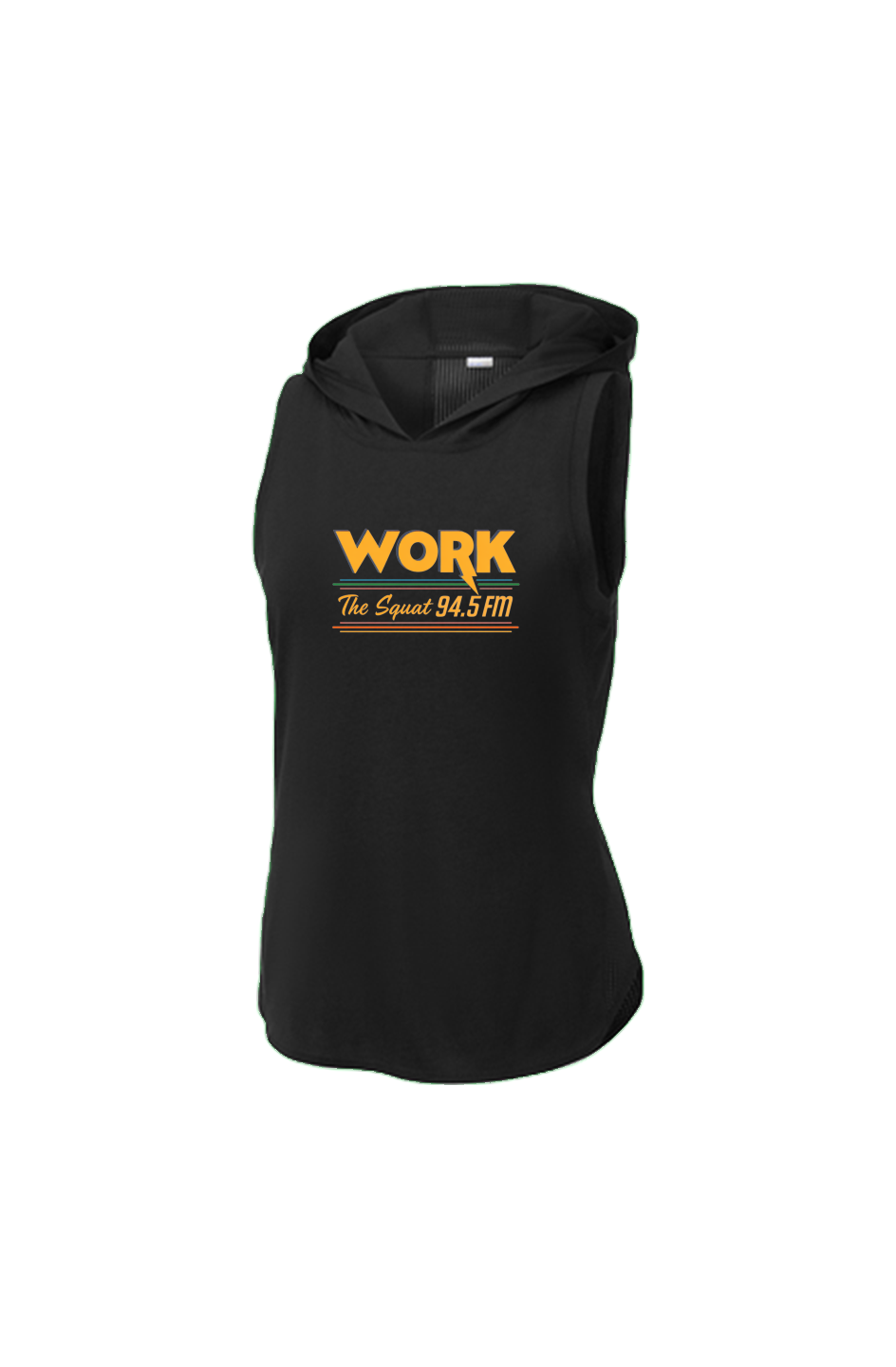Women's Hoodie Tank | WORK The Squat 94.5 FM - Stronger Things Exclusive