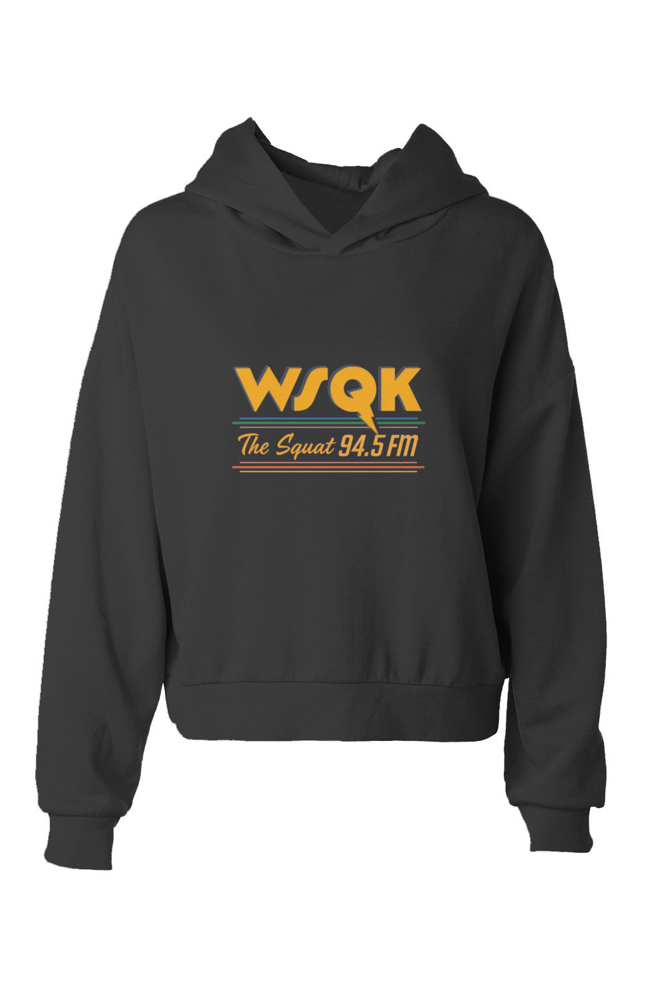 Women's Hip Height Hoodie | WSQK The Squat 94.5 FM - Stronger Things Exclusive