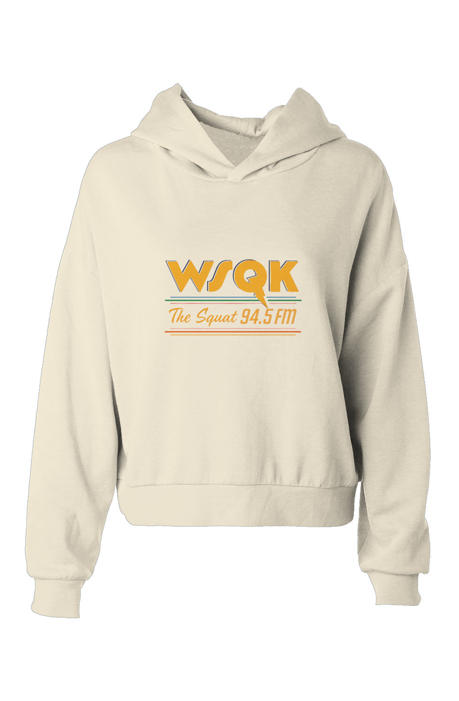Women's Hip Height Hoodie | WSQK The Squat 94.5 FM - Stronger Things Exclusive