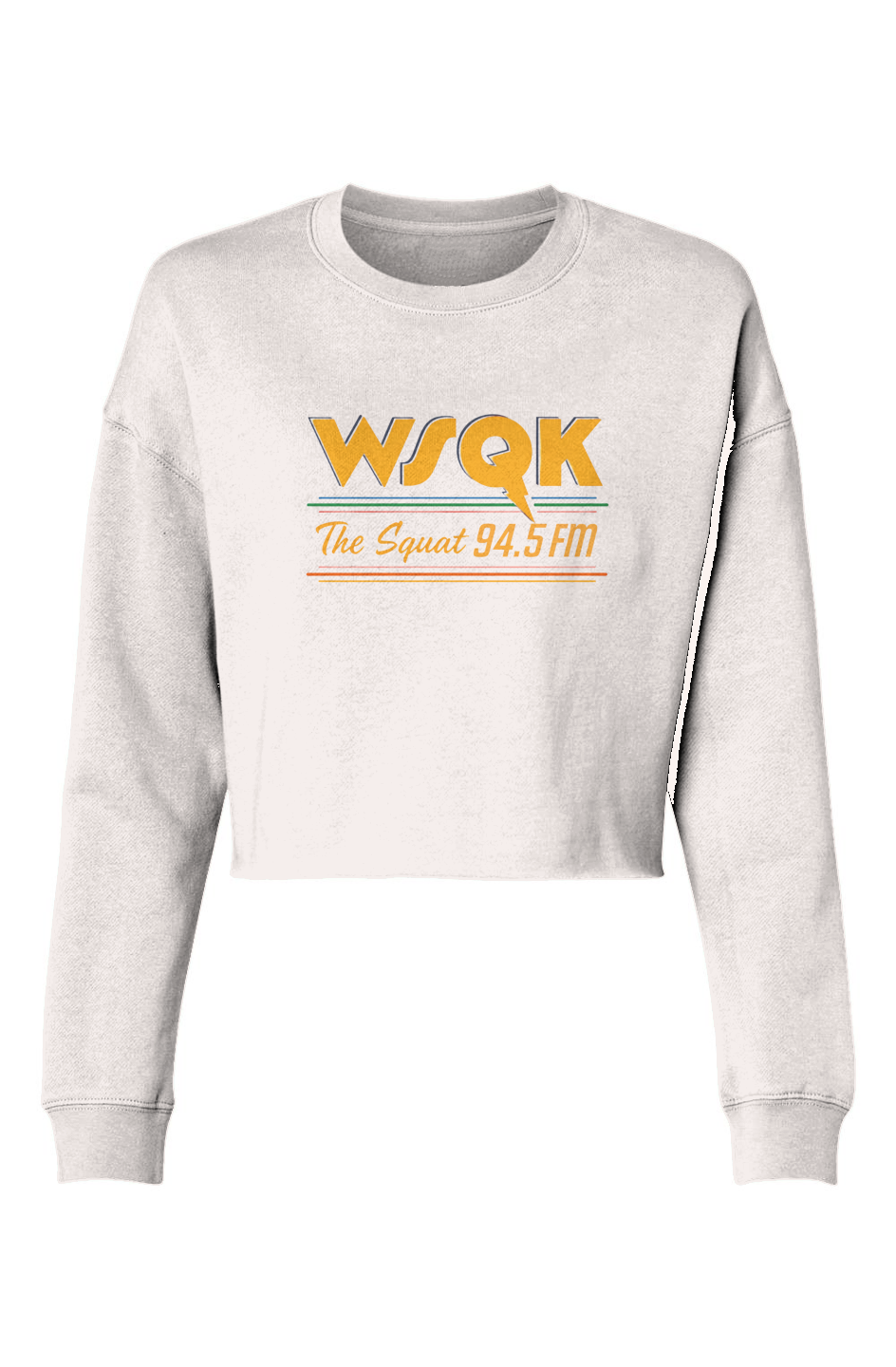 Women's Lightweight Cropped Crew | WSQK The Squat 94.5 FM - Stronger Things Exclsuive
