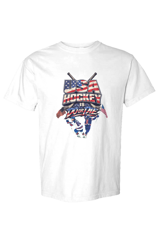 Men's Comfort Heavyweight T Shirt | USA Hockey Is Do Or Die