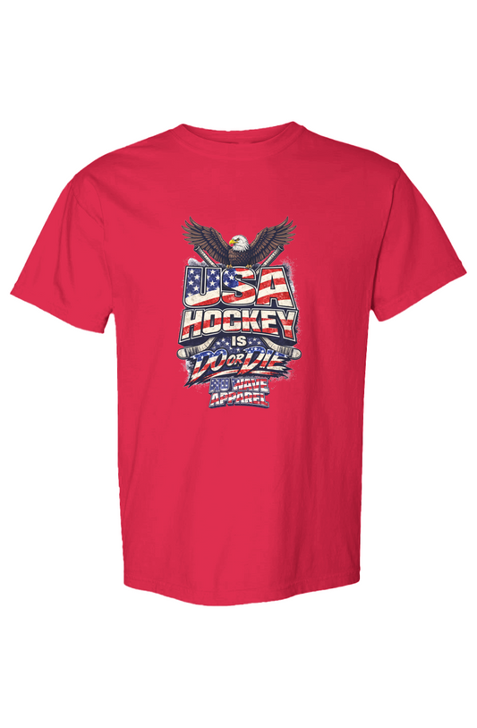 Men's Comfort Heavyweight T Shirt | USA Hockey Is Do or Die