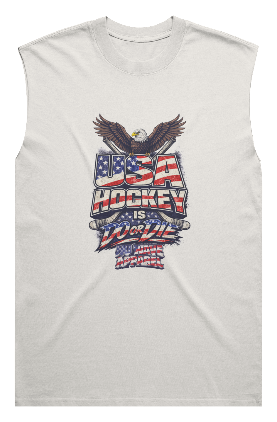 Men's Heavy Faded Tank | USA Hockey Is Do or Die
