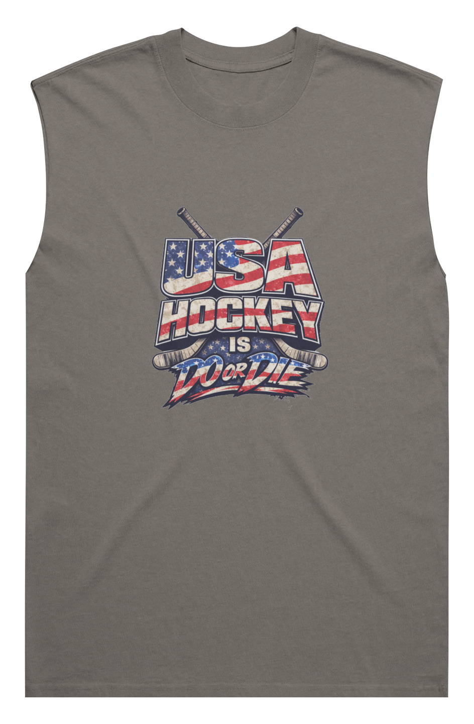 Men's Heavy Faded Tank | USA Hockey Is Do or Die