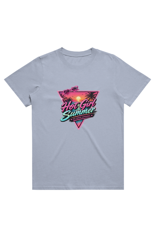 Women's Baggy Faded Over Tee | Hot Girl Summer