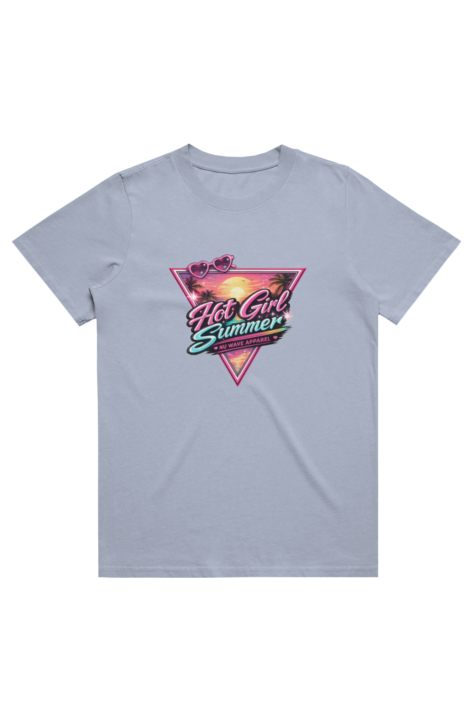 Women's Baggy Faded Over Tee | Hot Girl Summer