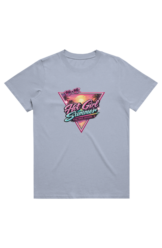 Women's Baggy Faded Over Tee | Hot Girl Summer