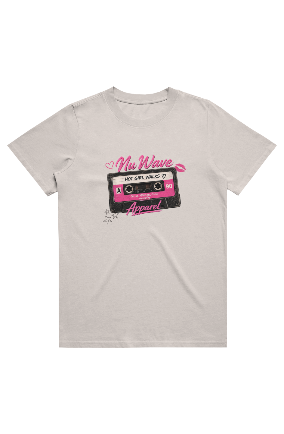 Women's Baggy Faded Over Tee | Hot Girl Walk