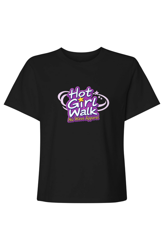 Women's Heavyweight Tee | Hot Girl Walk Cheetah