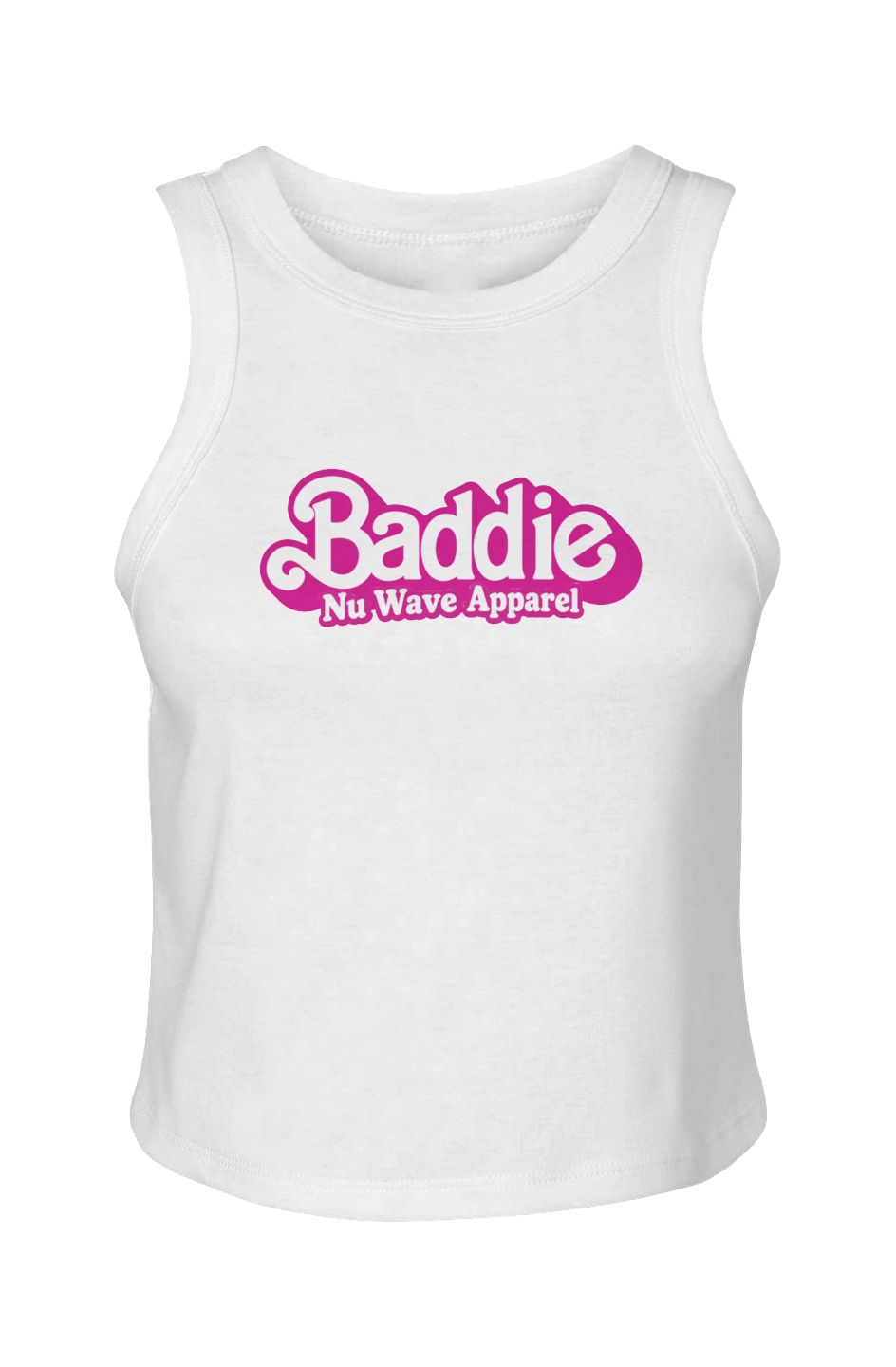 Women's Micro Rib Racer Tank | Baddie